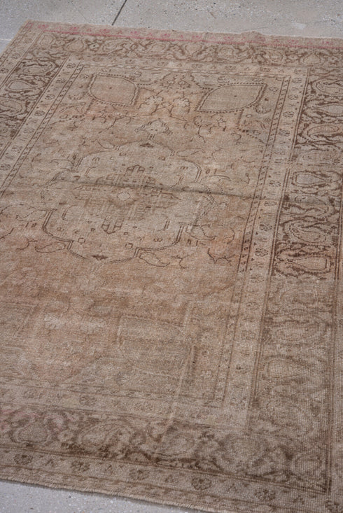 Antique Oushak Area Rug (4' x 6')